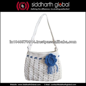 cotton crochet bag