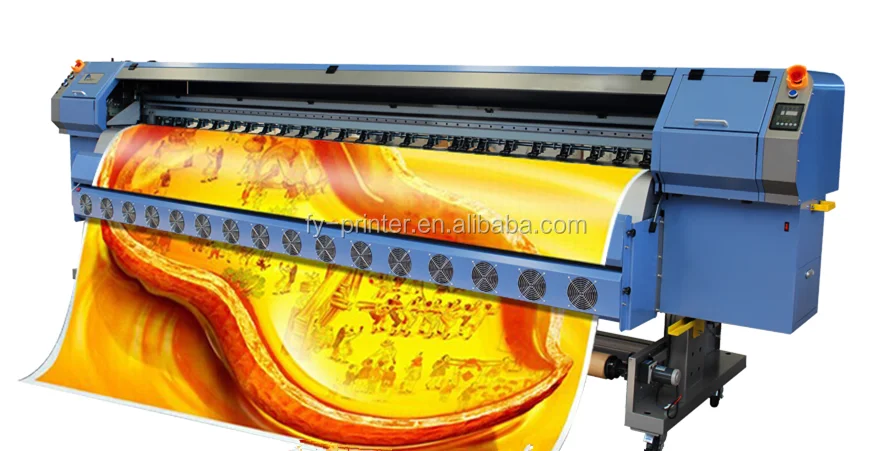 High Speed Digital Konica Flex Banner Printing Machine Price With Konica 512i Head Solvent 