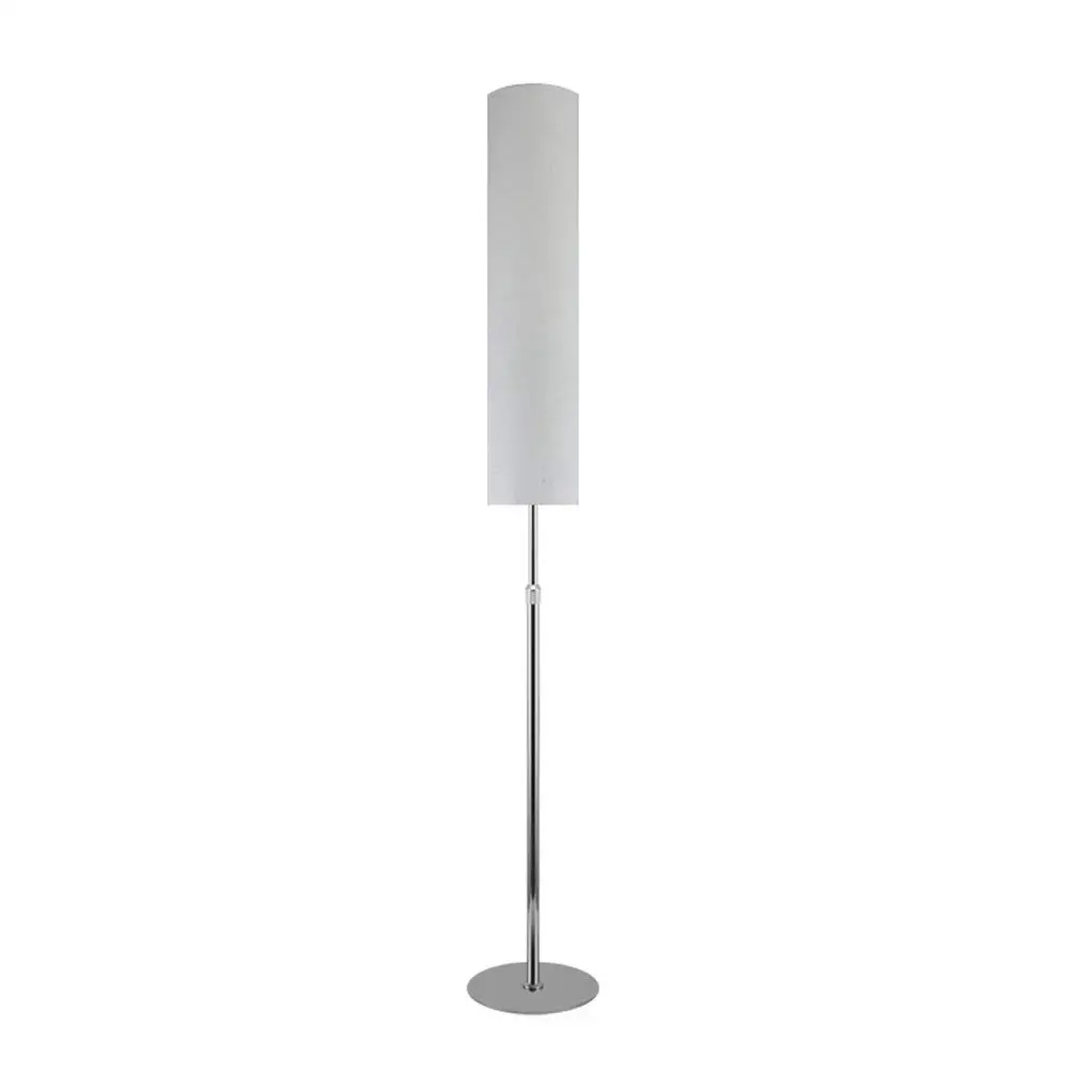 Retractable LED Floor Lamp, Living Room Vertical Eye Protection Desk Lamp, Chinese Bedroom Headboard Reading Light, Stepless Remote Control, H130-185cm2315cm (E271) (Color : White silver body)