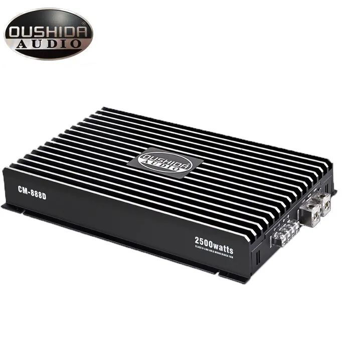 Professional Design 4 Channel Car Audio Amplifier With Mosfet Two Side