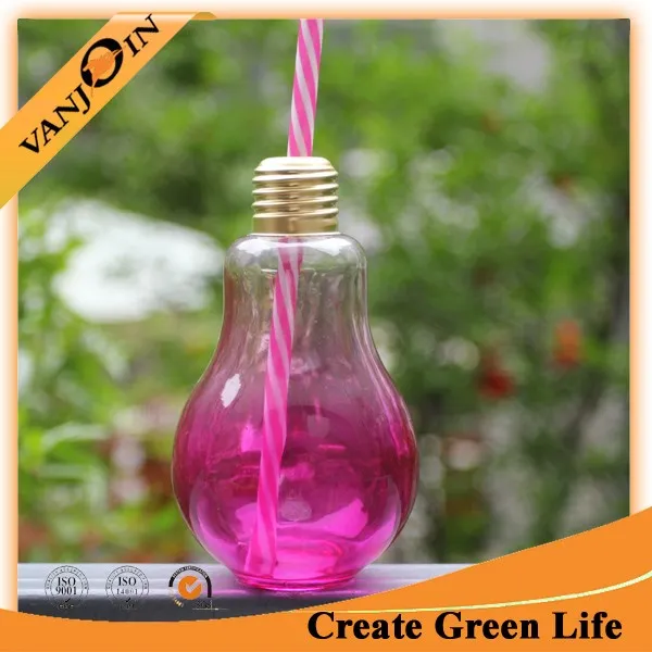 300ml 400ml 500ml Color Changing Bright Light Plastic Bulb Lamp
