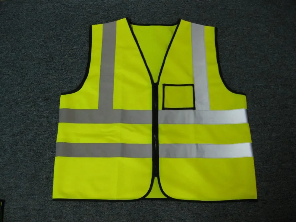 Hi Viz CE Reflective Security Vest with ID pocket