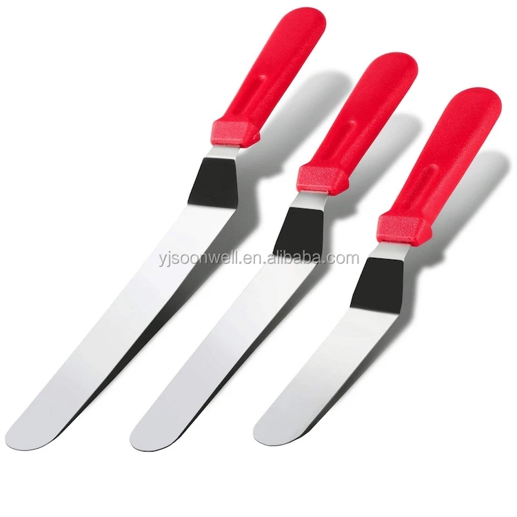 Cake Tools Offset And Straight Icing Spatula Set For Baking Cake