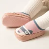 The new style of spring all-cotton baby floor socks leather bottom anti-skid baby shoes socks children walking shoes 0-1-3 years