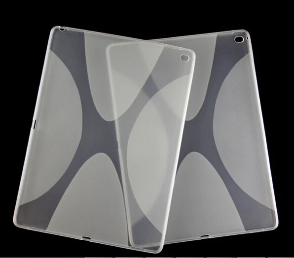 For iPad pro case s line tpu for ipad pro flexible soft gel case in stock Mix colors