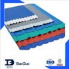 Color prepainted corrugated galvanized / galvalume steel sheet metal / alu - zinc GI GL roofing sheet