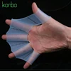 Silicone Blue Swimming Flippers Hand Swim Web glove diving Fins Paddle Dive