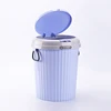 Wholesale Kitchen Bathroom Pop Up Garbage Round Plastic Small Trash Can Bin With Lid