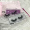 25mm free eyelashes 2pairs hot sale styles eyelashes sample set come with glitter silver cases free shipping ready to ship