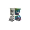 Customized Smell Proof Bag Cookies Ziplock Plastic Aluminum Foil Package 3.5g 7g 28g 1lbs Cookies Bag Pink White Holographic Bag