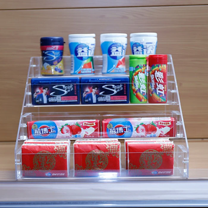 4 Tiers Chewing Gum Exhibition Display Stands Acrylic Display Shelf Buy Exhibition Display