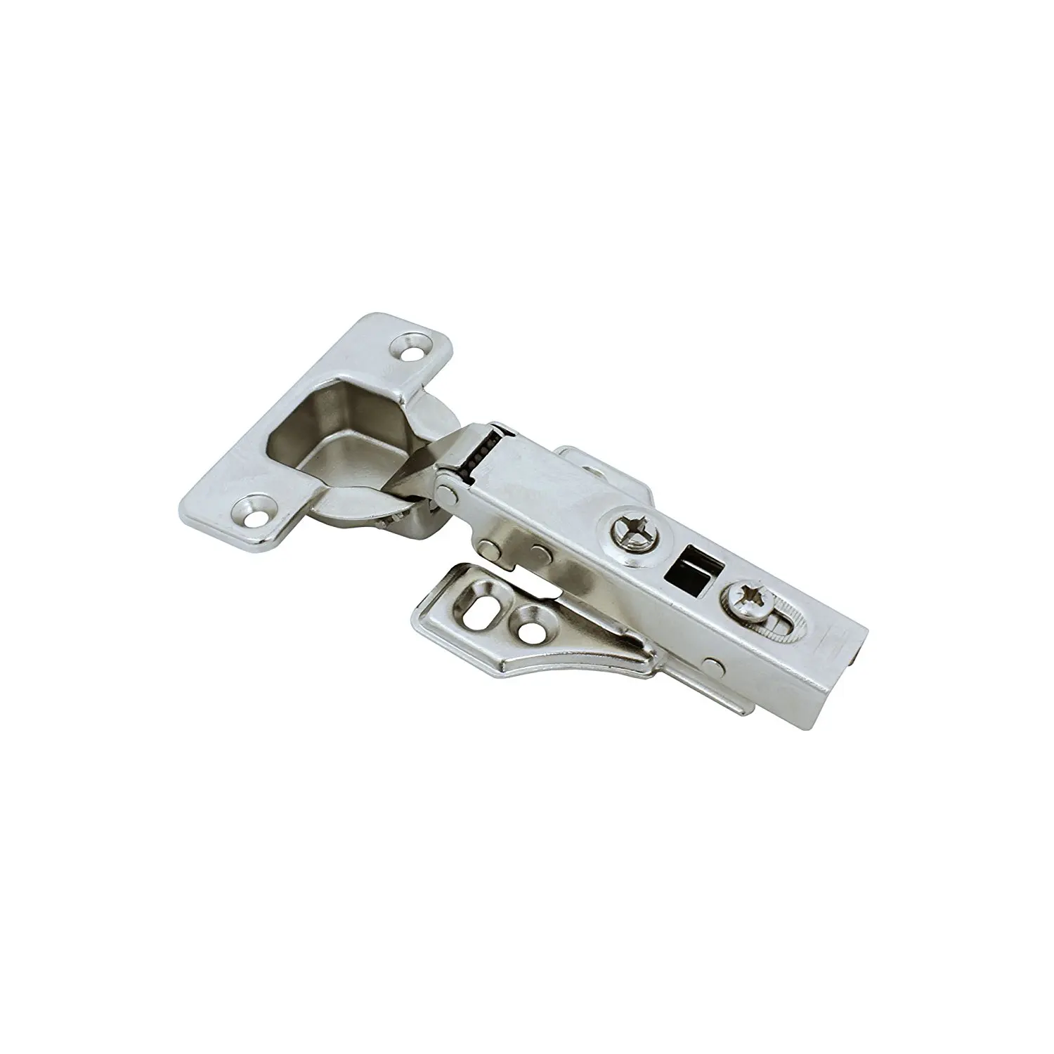 41.82230mm 1pcs Invisible Concealed Cross Door Hinge Zinc Alloy Hidden Hinges for Folding Door Furniture Hardware Color: SV