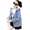 wholesale in stock Women hoodies denim jackets