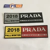 PVC rubber patch custom Logo 3D PVC Rubber customized design letter any shape opp bag patches for clothing