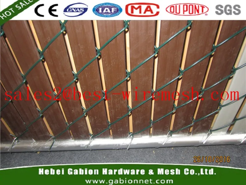 Green Privacy Fence Slats (for 6' Chain Link)/ Pvc Fence Slats For