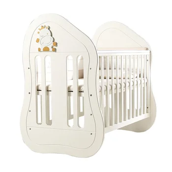 Lafuli New Design With Patent 3 Height Levels Baby Crib Solid Pine