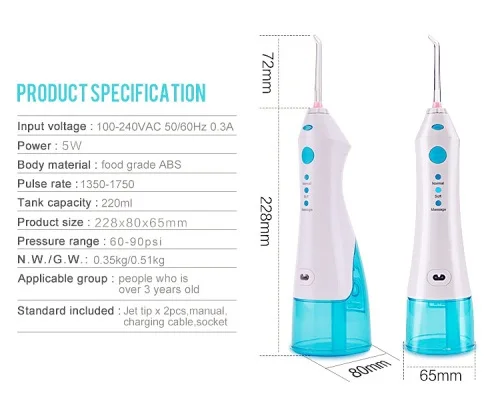 oral irrigator pps pulse