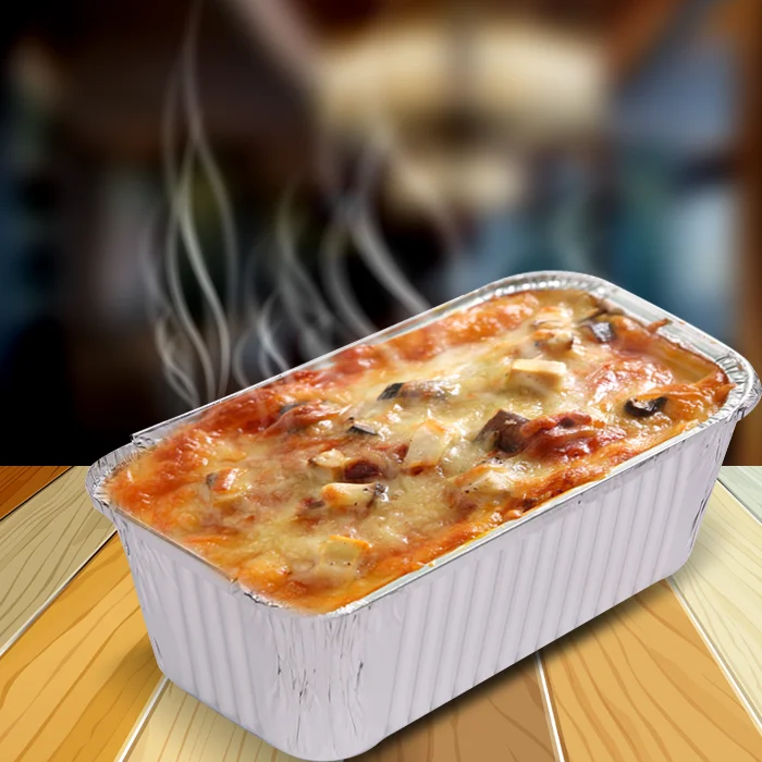 Disposable Aluminum Foil Container With Lid Deep Aluminum Foil Tray