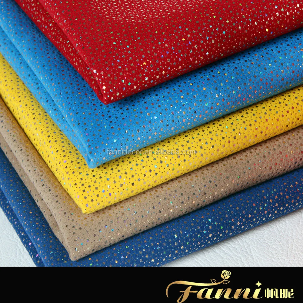 Glitter Shoe Leather Fabric Fashion Wholesale Shiny Glitter Leather For