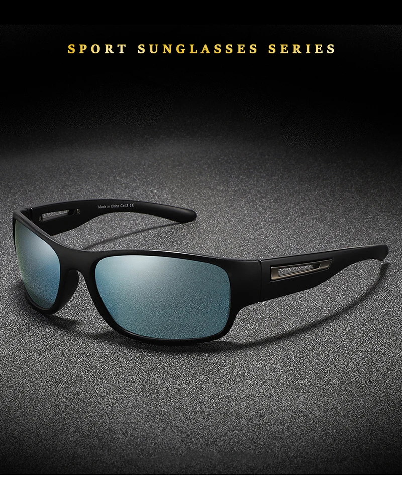 Classic male female unisex cycling driving sun glasses polarized sports sunglasses 2019