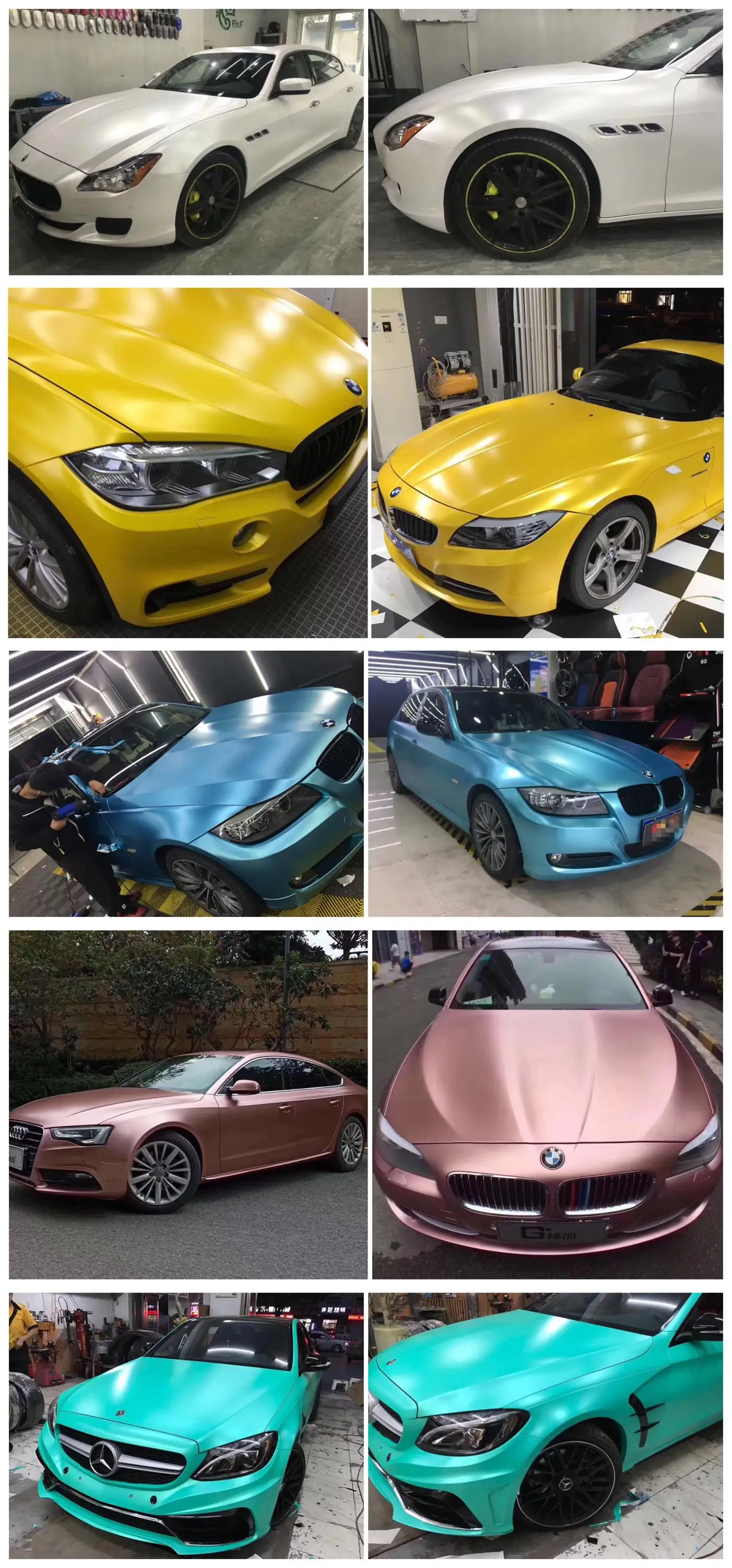 Exterior Accessories Car Body Film Roll Matte Diamond