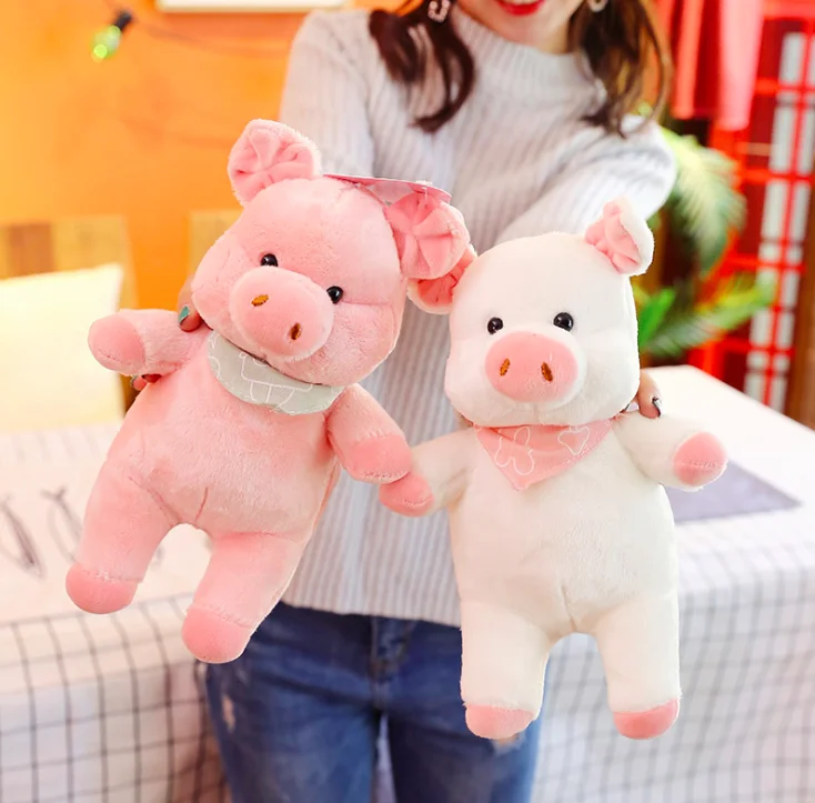 Popular Stuffed Animal Toys Lovely Plush Pig Toy Pink Pet Pig Soft Mini ...