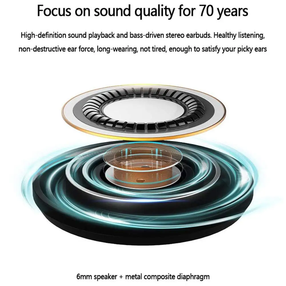 Top quality touch control X6 tws bt 5.0 IPX4 waterproof 4000mAh tws wireless headphone earphone with microphone for iphone