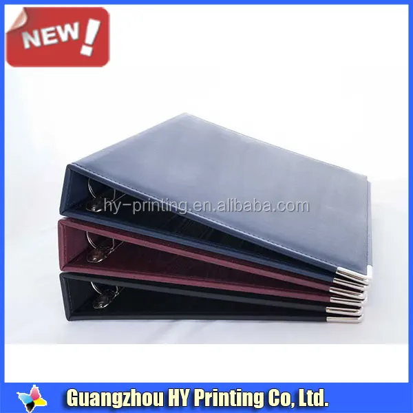 High Quality Custom Faux Leather Hotel Presentation File Folder Budget