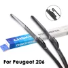 CHSKY Flat Windshield Front Wiper Blade for Peugeot 207,windscreen adapter wiper blade ,japanese car wiper blade