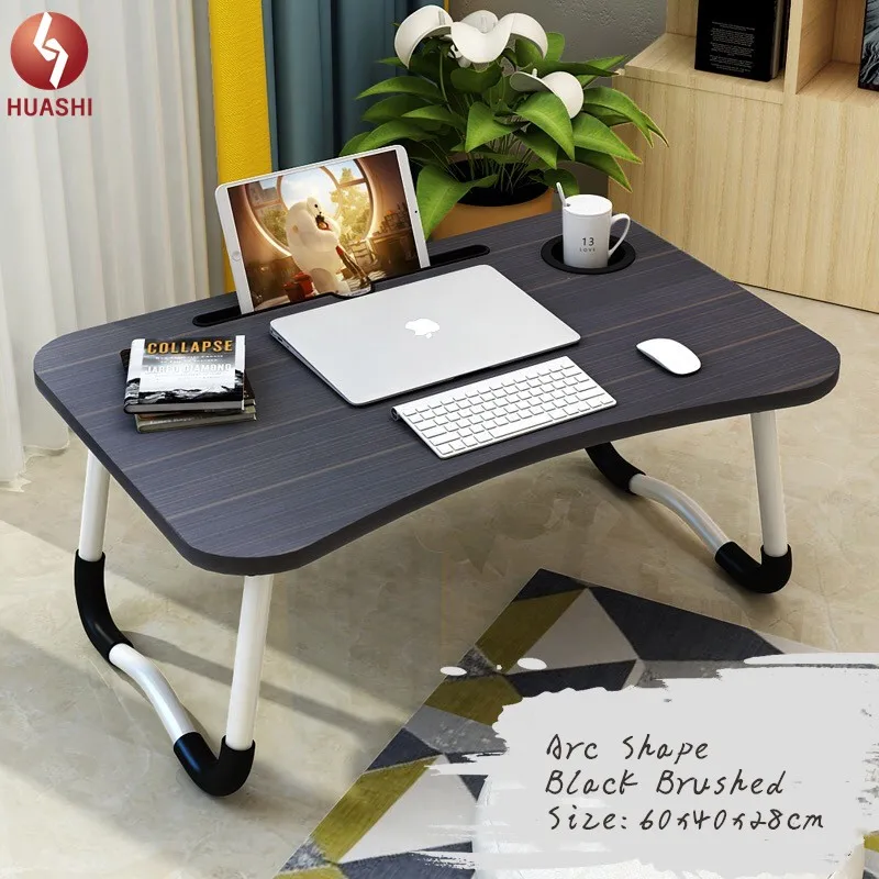 Small Size Laptop Table Folding Lap Desk Portable Standing Bed