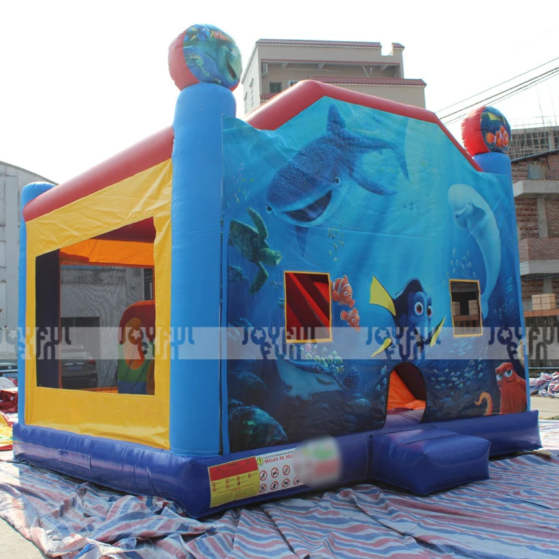 Inflatable cartoon jump bouncy castle house inflatable combo for amusement park JFCB-003,pc3.JPG