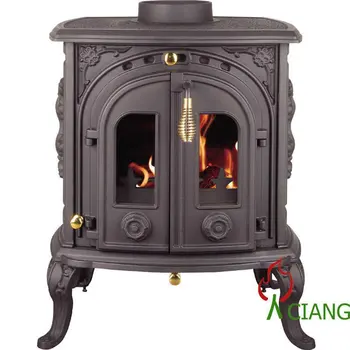 Antique Cast Iron Solid Fuel Stove