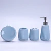 Wholesale decorative blue ceramic bathroom suite