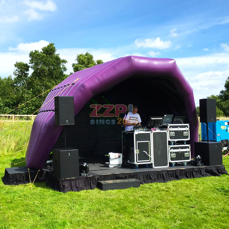 Zzpl Outdoor Inflatable Stage Roof Inflatable Stage Cover Inflatable