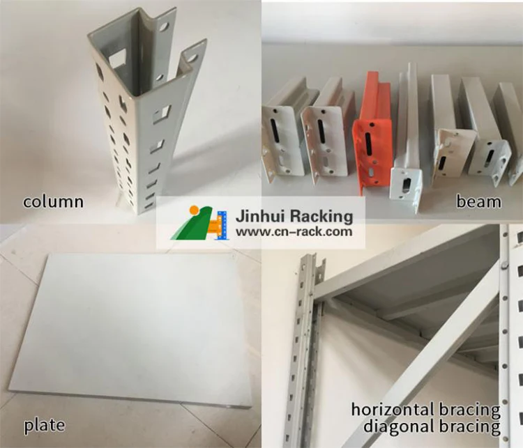 Perforated metal storage racks industrial longspan shelving