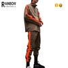 Garment Factory Custom Retro Windbreaker Jacket Pants Mens Nylon Windbreaker Suit