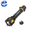 Rechargeable T6 LED 1000 lumen self defense belt cut emergency flashlight with alarm