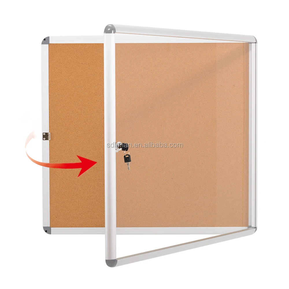 Fancy 4a 6a 9a Shatterproof 3mm Acrylic Sheet Bulletin Board With Lock