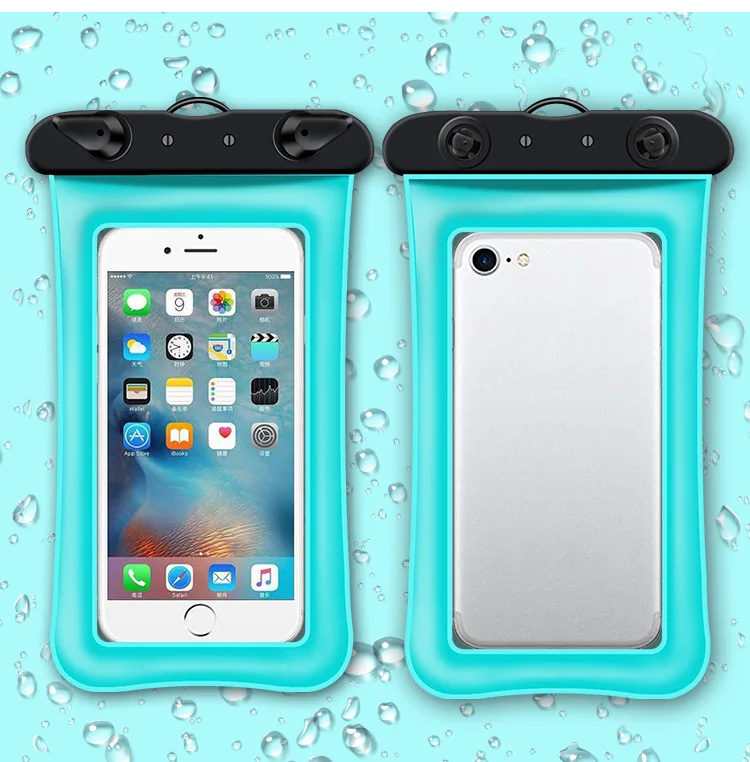 Factory Sale Universal Mobile Waterproof Phone Bag PVC Waterproof Bags Adjustable Mobile Phone Accessories