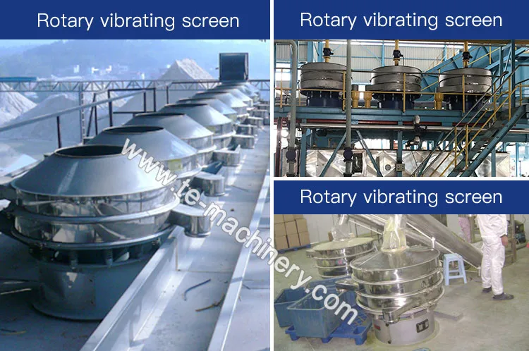 China supplier rotating vibro sieve / organic fertilizer sieve machine
