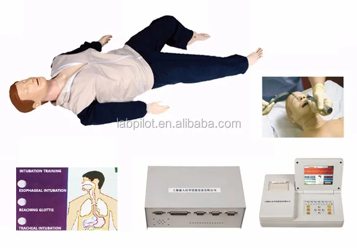 Acls Training Manikin Cpr Aed Ecg Intubation First Aid Dummy Buy Als