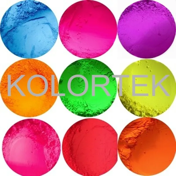 Neon Yellow Powder Paint,Fluorescent Resin Pigment,Pigment For Car