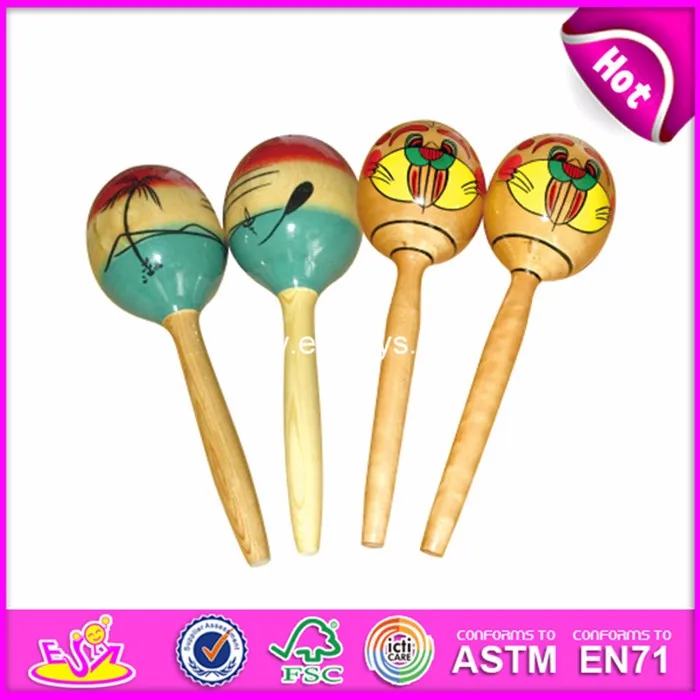 Hot Sale Kid Musical Wooden Maracas Sound For Wholesale W07i054 Buy
