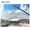 Space frame Space pipe truss building for indoor water park roofing