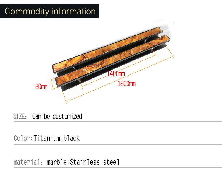 big door handle with marble stone
