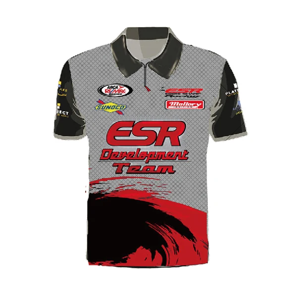 Dye Sublimation Polyester Racing Team Pit Crew Shirts Wholesale - Buy ...