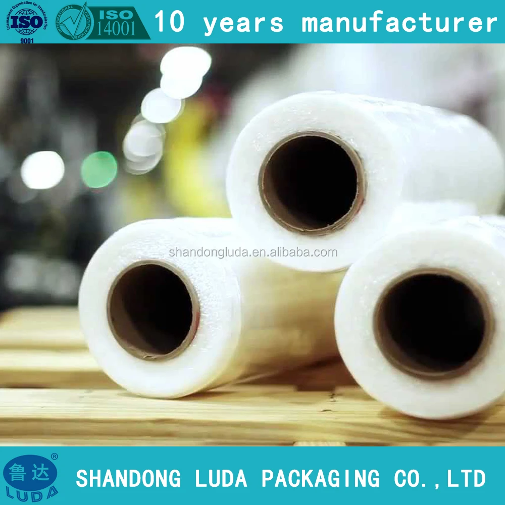 Hand pallet shrink wrap lldpe cling wrap film/manual use stretch packing film