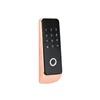 Portable fingerprint keyless wooden table drawer cabinet locks with numeric keypad