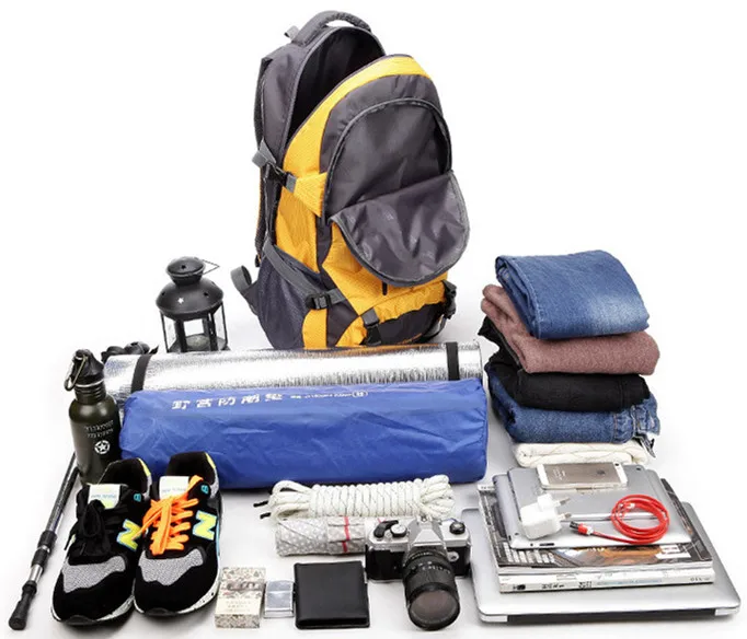 Waterproof hiking backpack outdoor large capacity mountaineering backpack