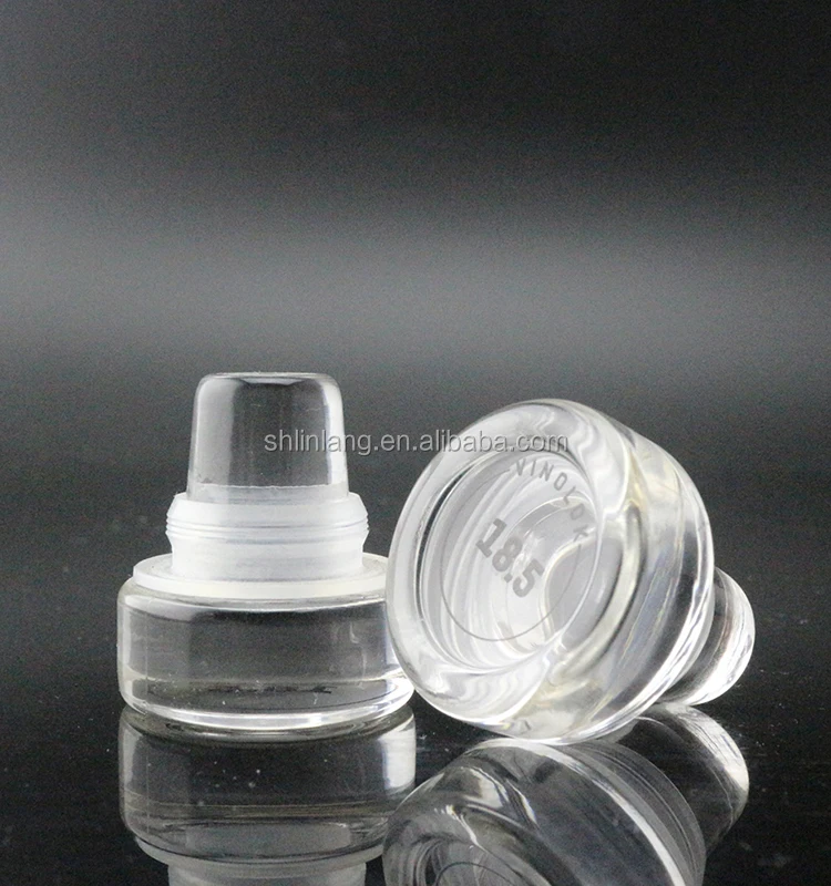 Shanghai Linlang Wholesale Luxury Glass Vino Seal For Wine Bottle Glass